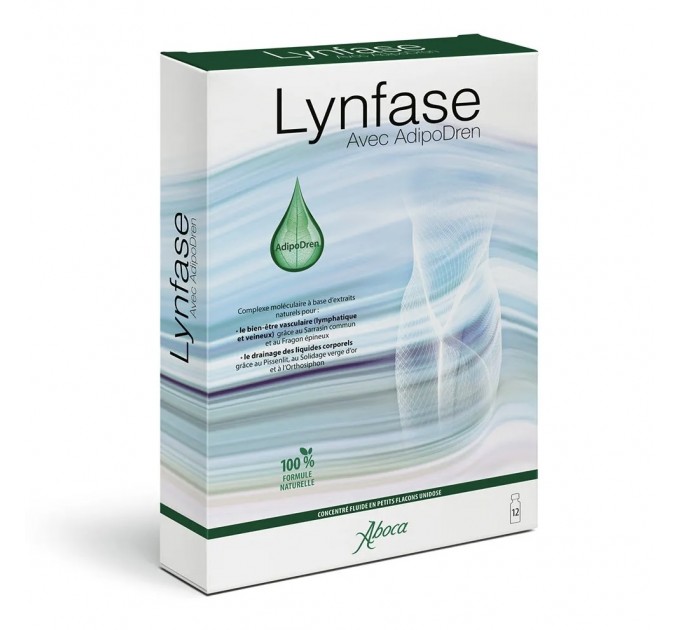 Дренаж для кровообращения Aboca Métabolisme Lynfase Concentré 12 ампул
