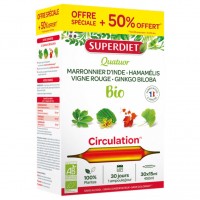 Комплекс для кровообращения QUATUOR Bio Circulation de SUPERDIET 30 флаконов