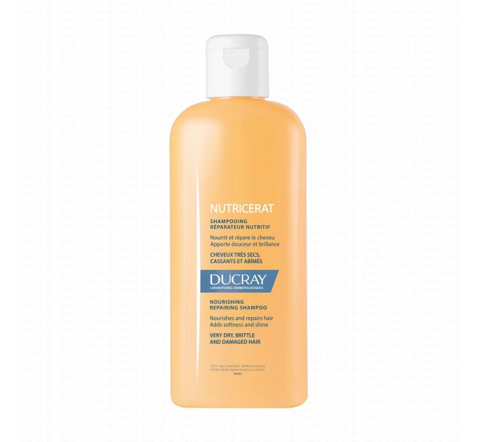 Шампунь Shampooing Réparateur Nutricerat de DUCRAY 200 мл для сухих волос