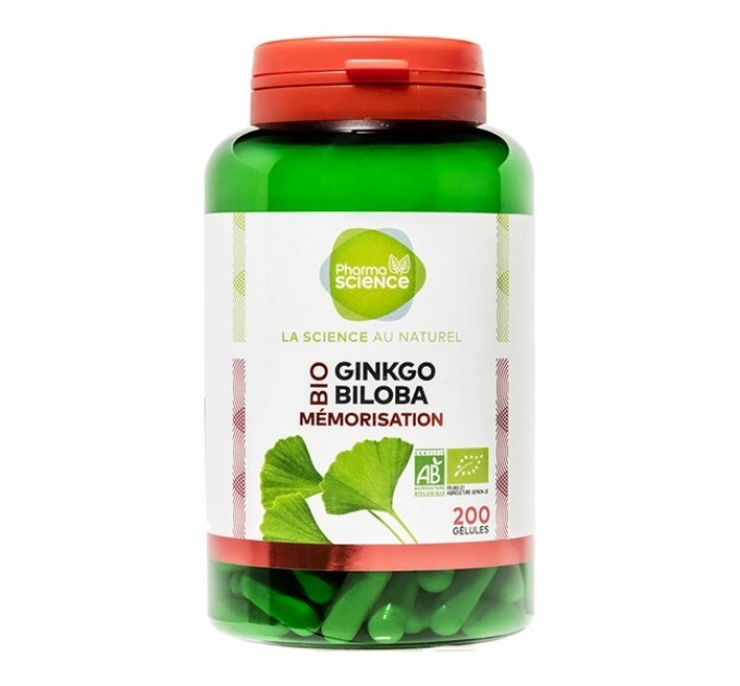 Комплекс Гинкго Билоба Ginkgo Biloba Bio de PHARMASCIENCE 200 капсул