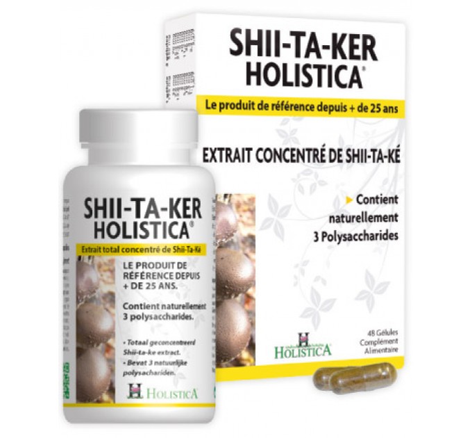 Комплекс шиитаки SHII-TA-KER Extrait Concentré HOLISTICA 48 капсул