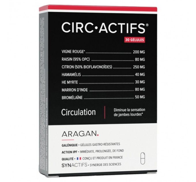 Комплекс для кровообращения Circ Actifs de SYNACTIFS 30 капсул