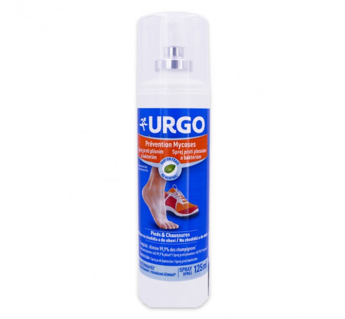 Спрей для профилактики грибка URGO PRÉVENTION MYCOSES PIEDS & CHAUSSURES 125 мл