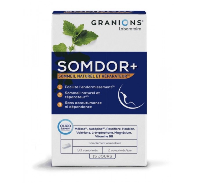 Комплекс от бессоницы GRANIONS SOMDOR+ 30 таблеток