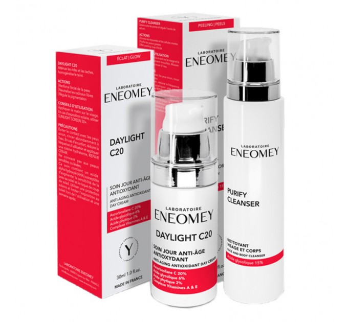 Антивозрастной набор Daylight C20 (30ml) et Purify Cleanser (150ml) de ENEOMEY