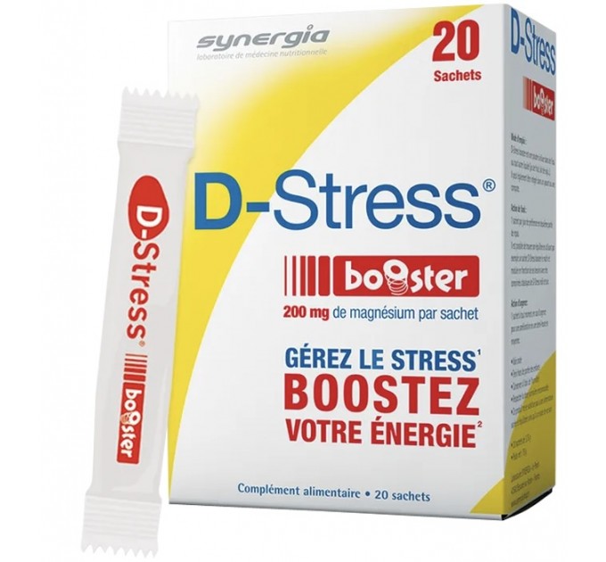 Комплекс от усталости и стресса SYNERGIA D-Stress Booster 20 пакетиков