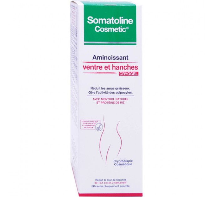 Криогель для похудения Amincissant Ventre et hanches Cryogel SOMATOLINE 250 мл