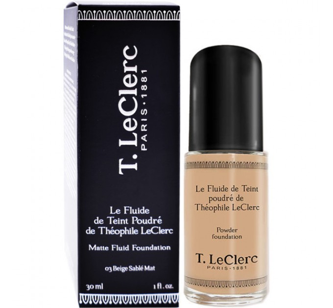 Тональный крем против старения Beige Sable Mat N°3 de T. LECLERC