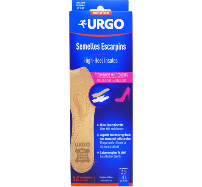 Стельки URGO SEMELLES ESCARPINS 39/41  