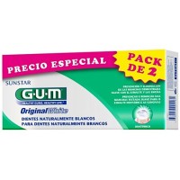 Отбеливающая зубная паста GUM Original White 2 шт