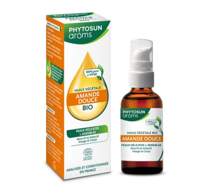 Органическое масло сладкого миндаля Phytosun Arom Huile Amande 50 мл