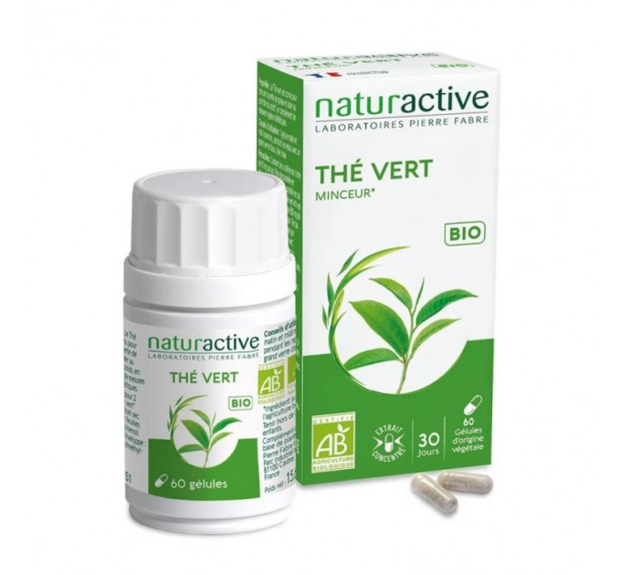 Экстракт зеленого чая NATURACTIVE EXTRAIT CONCENTRE THE VERT MINCEUR 60 капсул