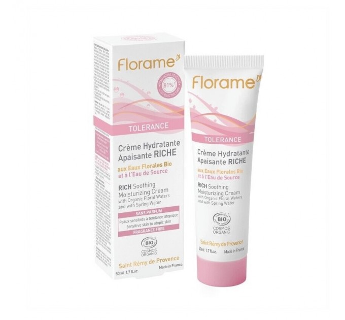 Антивозрастной крем Crème Hydratante apaisante Tolérance de FLORAME