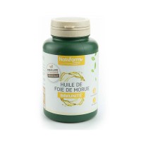 Натуральный жир печени трески Huile de Foie Morue Nat&Form 200 капсул
