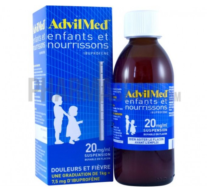 Жаропонижающее и обезболивающее для детей Advilmed Enfants 200 мл