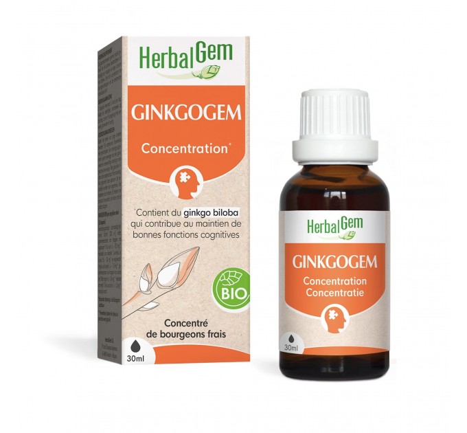Концентрат для мозга и памяти Ginkgogem Gemmo Concentré HERBALGEM 30 мл