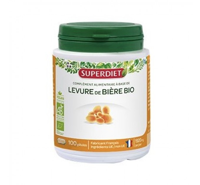 Пивные дрожжи Super Diet LEVURE DE BIERE 100 капсул