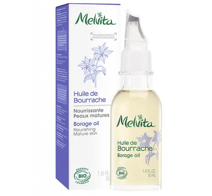 Органическое масло бурачника Huile de Bourrache MELVITA 50 мл