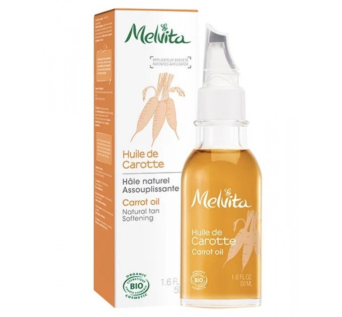 Органическое морковное масло Melvita Huile de Carotte 50 мл