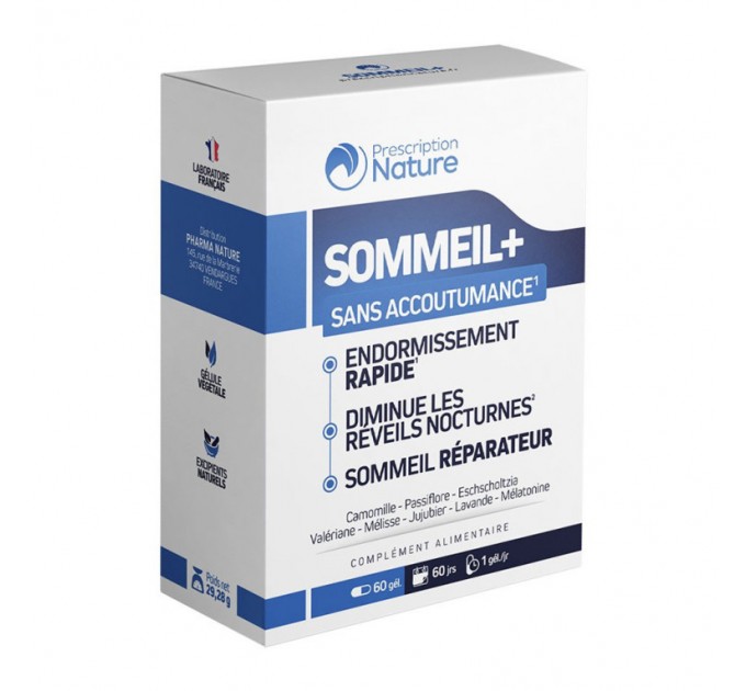 Комплекс от бессоницы Sommeil+ de PRESCRIPTION NATURE 60 капсул