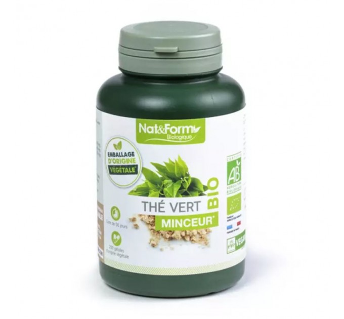 Капсулы для похудения Thé vert Nat&Form 200 шт