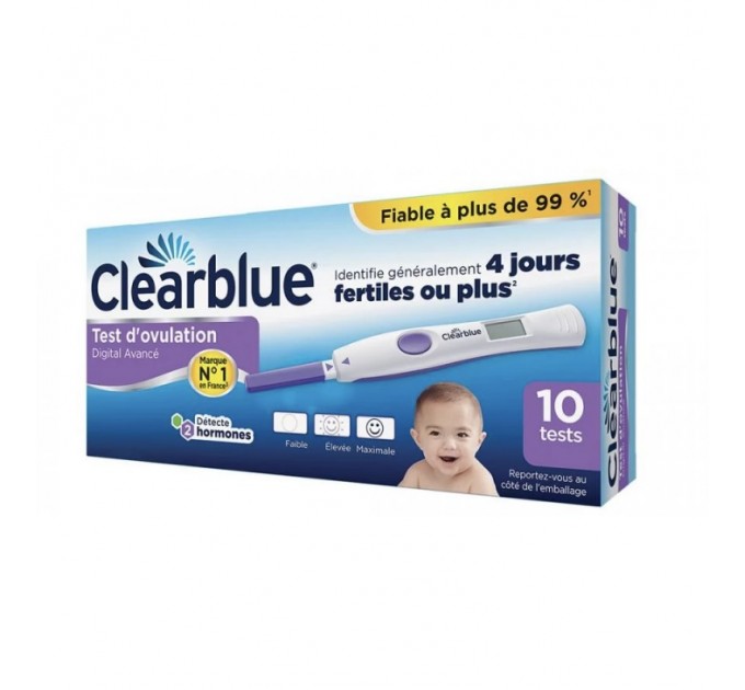 Набор из 10 тестов Ovulation CLEARBLUE