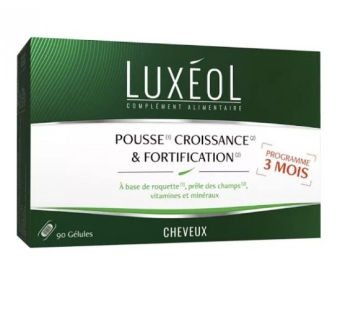 Комплекс для роста и укрепления волос LUXEOL Pousse Croissance&Fortification 90 капсул