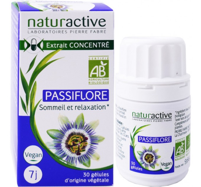 Комплекс от бессоницы PASSIFLORE NATURACTIVE 30 капсул
