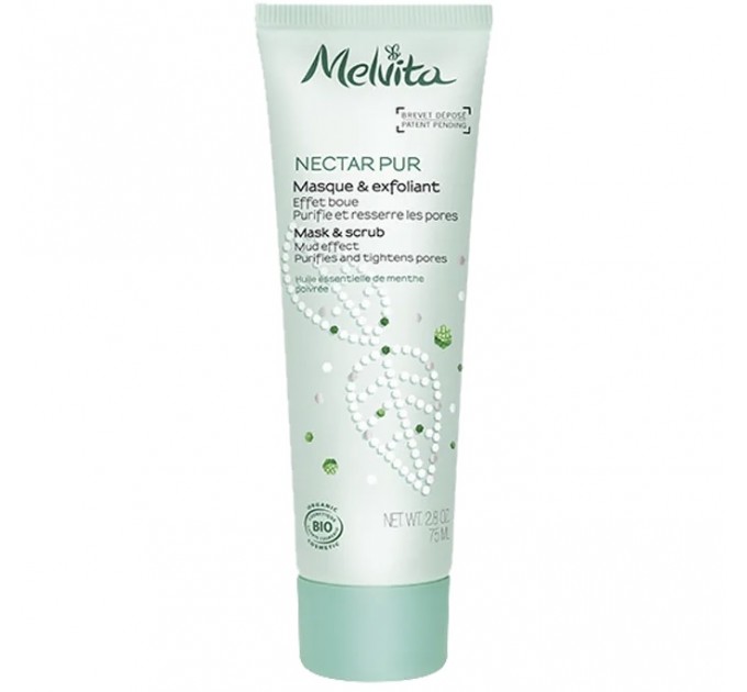 Маска с чистым нектаром Melvita NECTAR PUR Masque & Exfoliant 75 мл