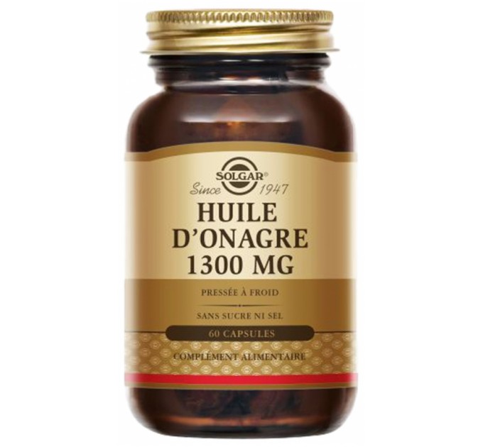 Масло примулы вечерней Solgar Huile ONAGRE 1300 mg 60 таблеток