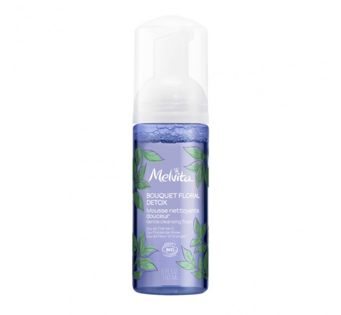 Очищающая пенка детокс Mousse Nettoyante Détox de MELVITA 150  мл