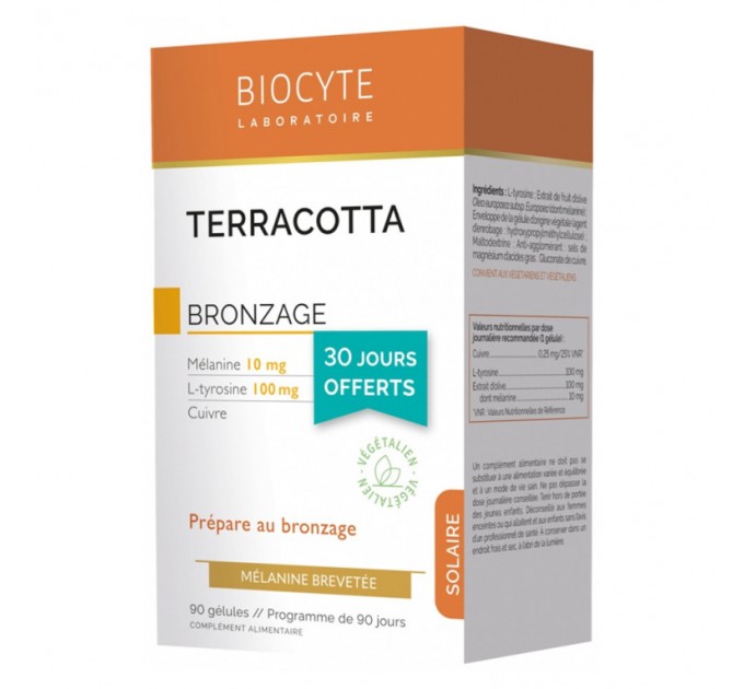 Подготовка кожи к солнцу Terracotta Cocktail Solaire BIOCYTE 30 капсул