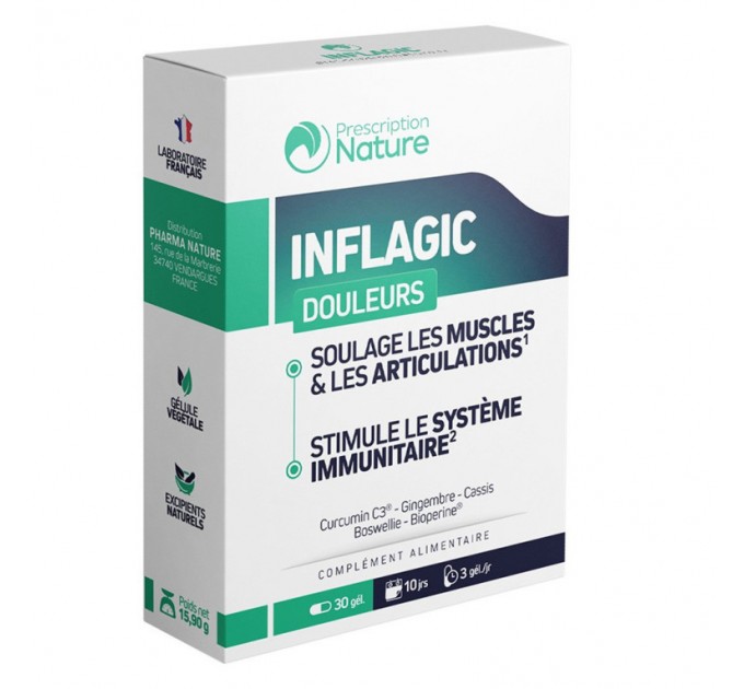 Комплекс при воспалении суставов INFLAGIC de Prescription Nature 30 таблеток