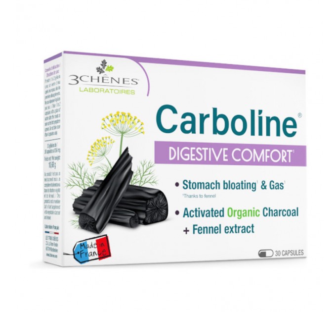 Комфортное пищеварение 3 CHENES Carboline Confort Digestif 30 таблеток