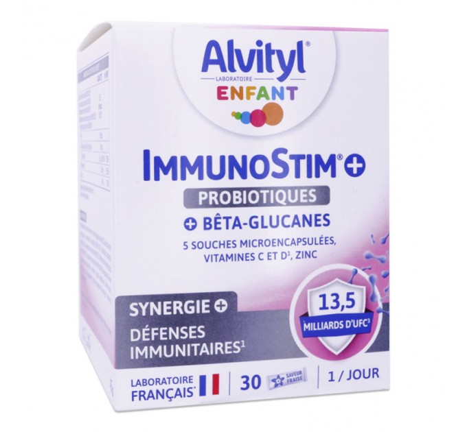 Защита иммунитета Immunostim+ Probiotiques ALVITYL 30 палочек