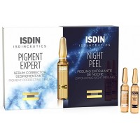 Корректирующая сыворотка Pigment Expert Night Peel Isdin 20 флаконов по 10 мл