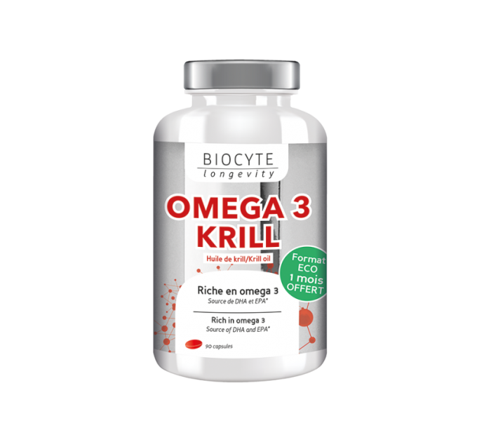Комплекс Oméga 3 Krill de BIOCYTE 90 капсул