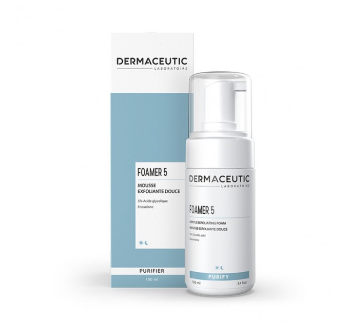 Очищающая пенка с гликолевой кислотой Foamer 5 DERMACEUTIC 100 мл