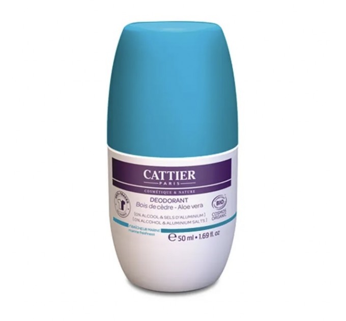 Дезодорант Roll-on Fraîcheur Marine de CATTIER 50 мл