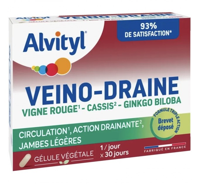 Комплекс для венозной циркуляции VEINO-DRAINE ALVITYL Urgo 30 капсул