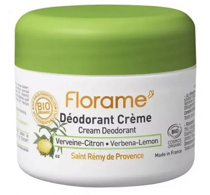 Дезодорант-крем Déodorant Bio Crème Verveine-Citron FLORAME 50 гр