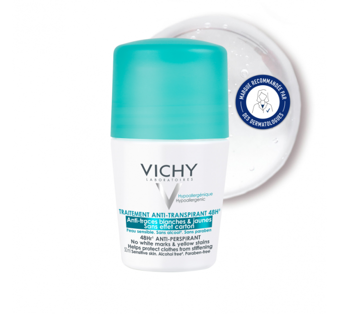 Дезодорант Déodorant Anti-traces 48h Expertise VICHY 50 мл