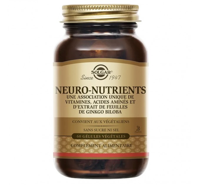 Капсулы для нервной системы Solgar NEURO-NUTRIENTS 60 капсул