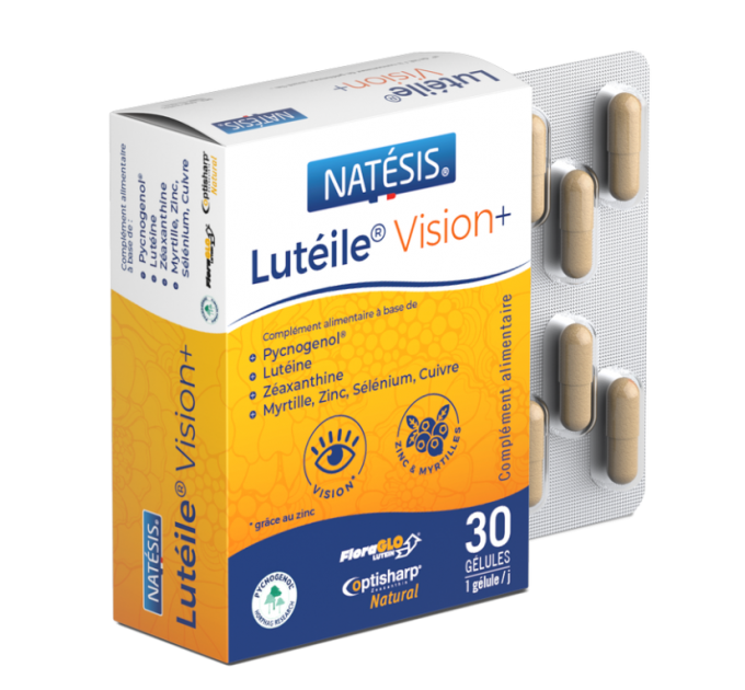 Добавка для зрения Natesis lLutéile Vision + 30 капсул