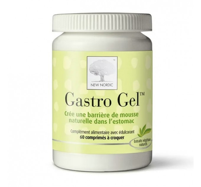 Капсулы для желудка New Nordic Gastro Gel 60 жевательных таблеток