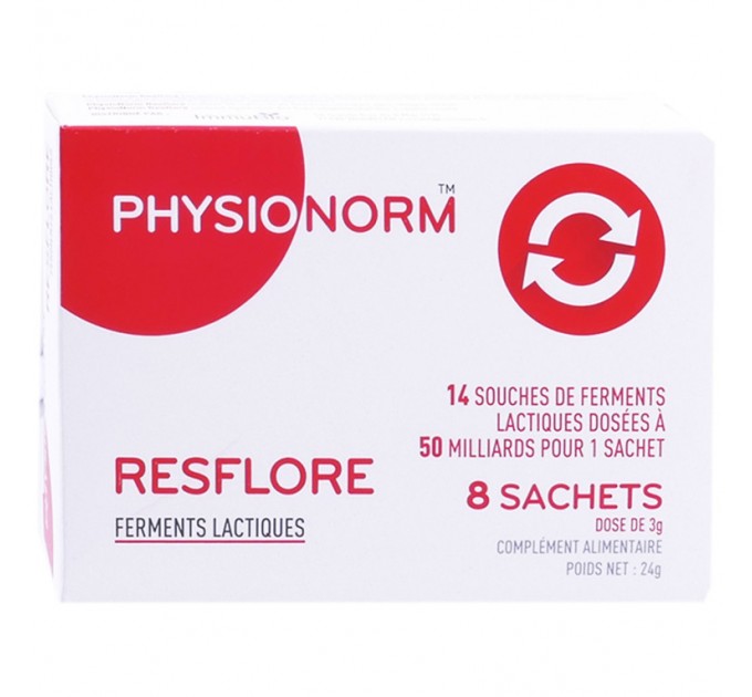 Лактобактерии Physionorm Resflore Lactic Ferments 8 пакетиков