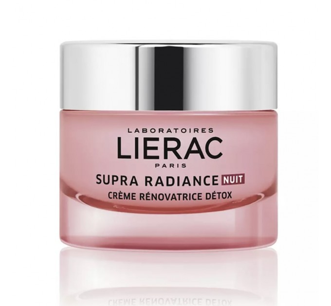 Восстанавливающий крем для лица Lierac Crème Rénovatrice Détox Nuit Supra Radiance 50 ml 