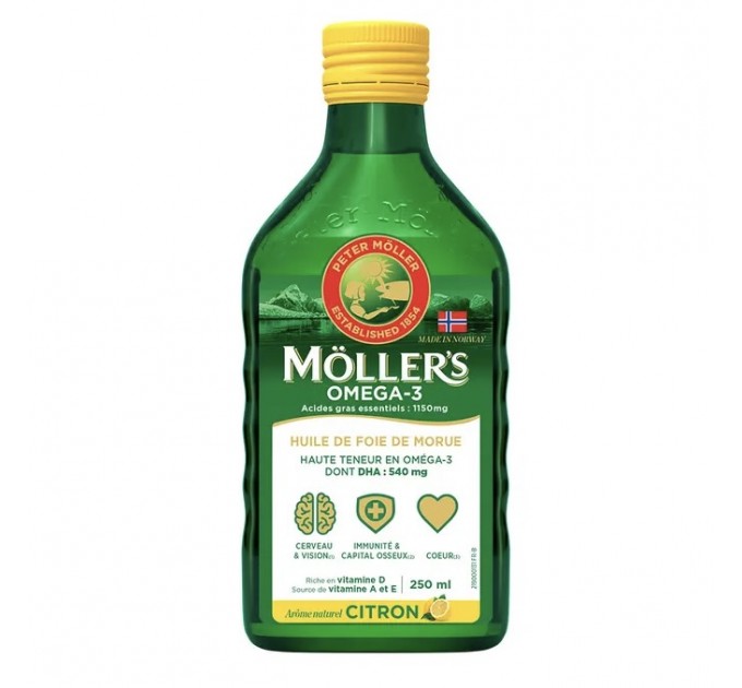 Комплекс Омега 3 Moller'S Omega 3 Citron 250 мл  