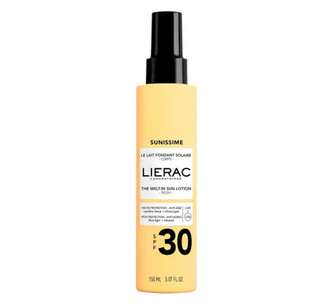 Солнцезащитное молочко для тела Lierac Sunissime Le Lait SPF30 150 мл