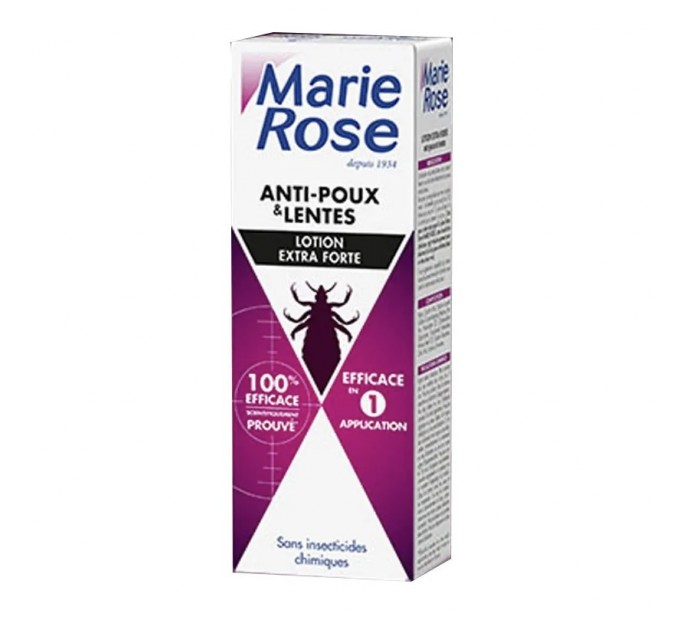 Экстра сильный лосьон от вшей Marie Rose Lotion Extra Forte Poux + Lentes 100 мл